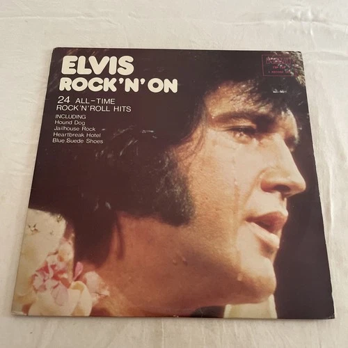 ORIGINAL VINTAGE RETRO Vinyl Record Music LP Elvis Presley Rock’n’on Double