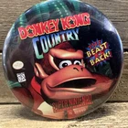 Vintage Super Nintendo Donkey Kong Country Promo Button Pin RARE Video Game SNES
