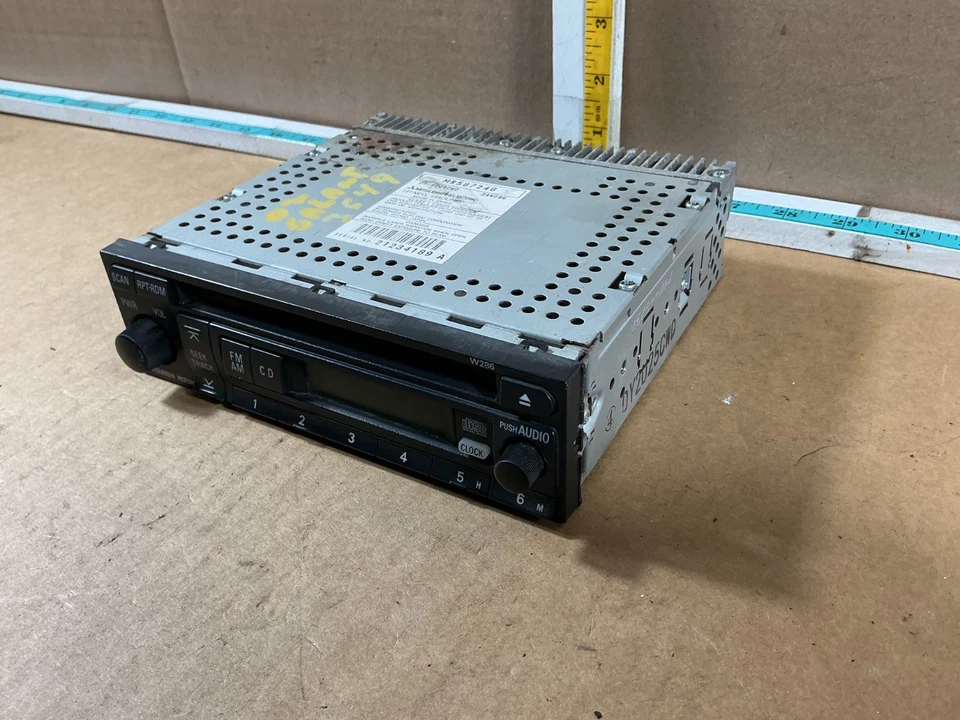 2002-2003 Mitsubishi Galant Radio Receiver CD Player MR587248 OEM - Image 2 of 4