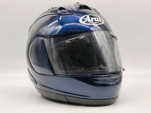 Arai RX-7 RR5 GLASS BLUE Full Face Helmet Size M Used - Picture 2 of 10