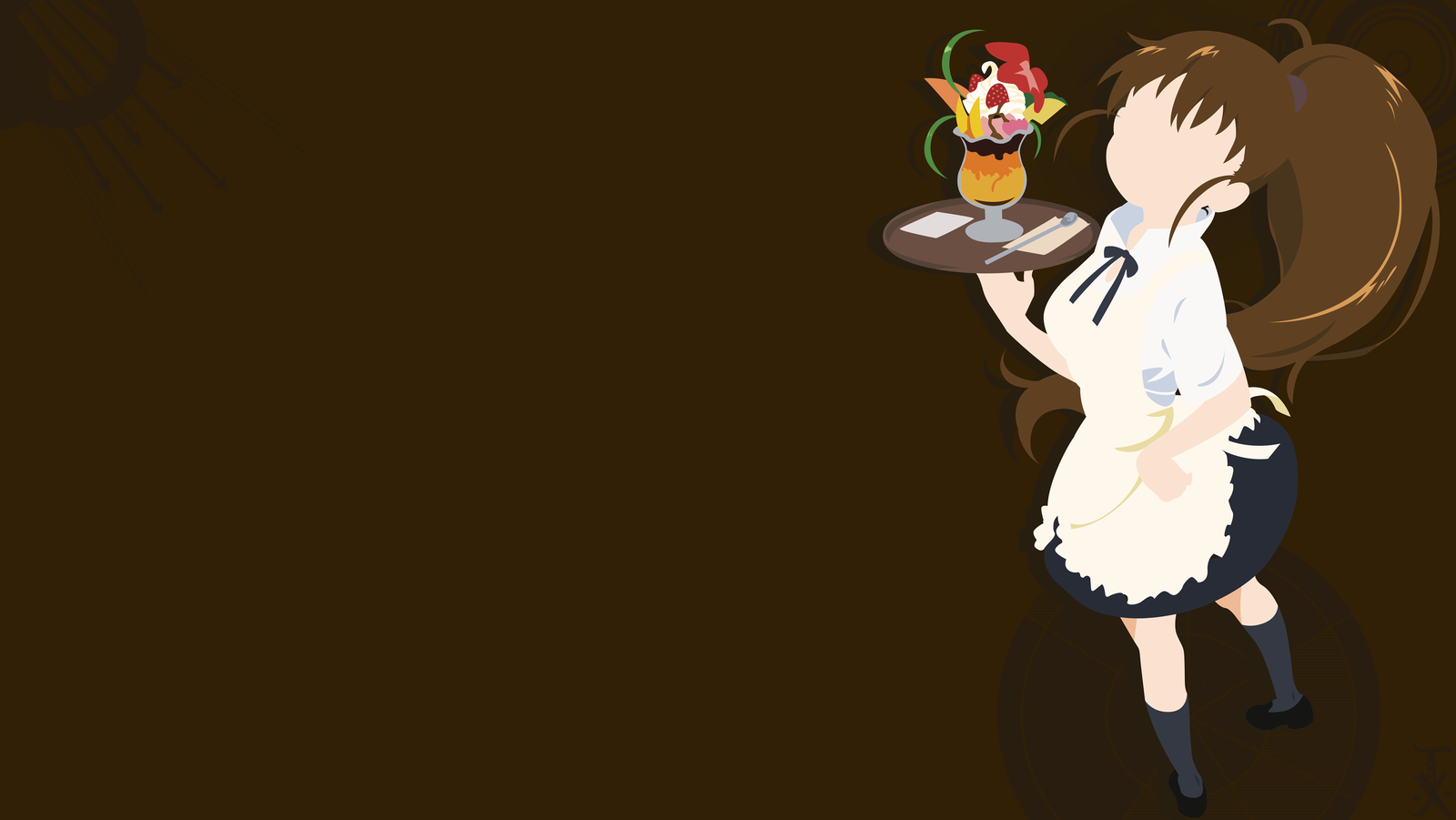 Anime Working Girls Taneshima Playmat Desk Mat 24x14in Stitched Edge