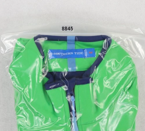 Southern Tide Full Zip Performance Vest Men Medium Neon Green Golf Tide to Trail image 11