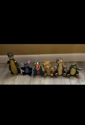 Vintage The Land Before Time 1988 Hand Puppets Six Figures (Lot of 6)