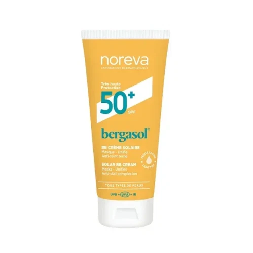 Noreva Bergasol Solar BB Cream SPF50 Plus High Protection Tinted Face Skincare - Picture 1 of 24