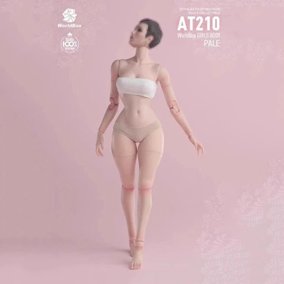 US Worldbox AT210 1/6 бледная пчела талии сустав тела для 12» женская фигурка игрушка - Изображение 3 из 4