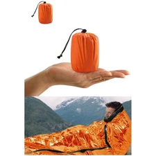 2x Emergency Blanket Thermal Sleeping Bag Waterproof Outdoor Survival Tent Light