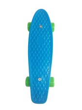 Mini Skateboard, Mini Cruiser Skateboard for Beginners blue Mini 17"