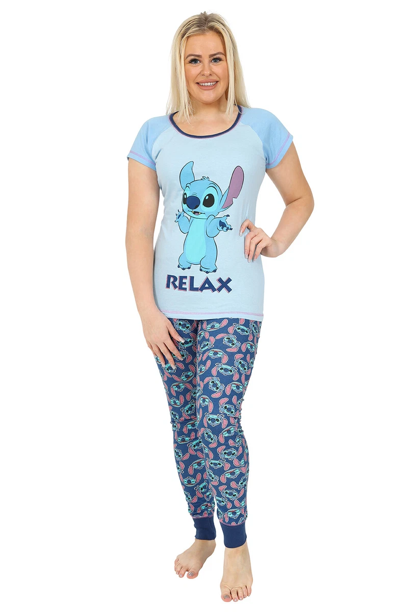 Disney Femme Pyjama Tout-En-Un Lilo Stitch Vêtements De Nuit