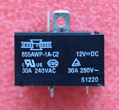 1PC New SONG CHUAN 855AWP-1A-C2 12VDC Relay 1PC New SONG CHUAN 855AWP-1A-C2 12VDC Relay