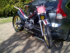 TRIALS/MOTOCROSS/MOTORBIKE RACKS, Clips on to towbar for CARS.