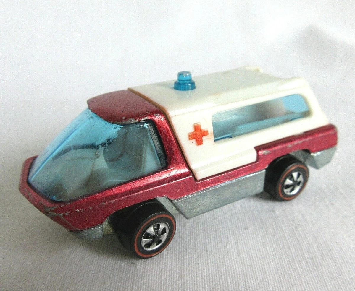 Hot Wheels Redlines Vintage Manufacture Diecast Ambulances for