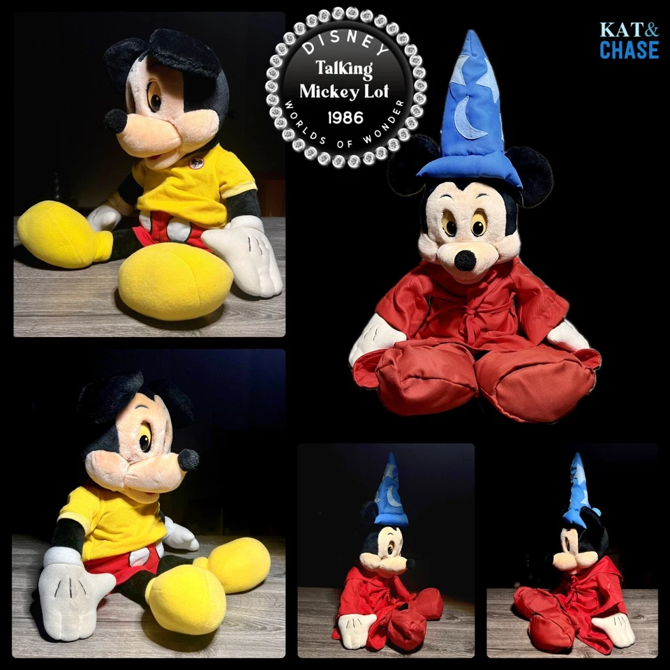 Video 1986 Worlds of Wonder Talking 24" Hechicero Mickey Mouse Viaje Cassette Foto 3 de 4