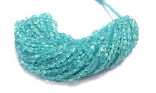 5 Strand Natural Apatite Oval Smooth 4x6-5x7mm Beads 12"inch, Apatite Oval