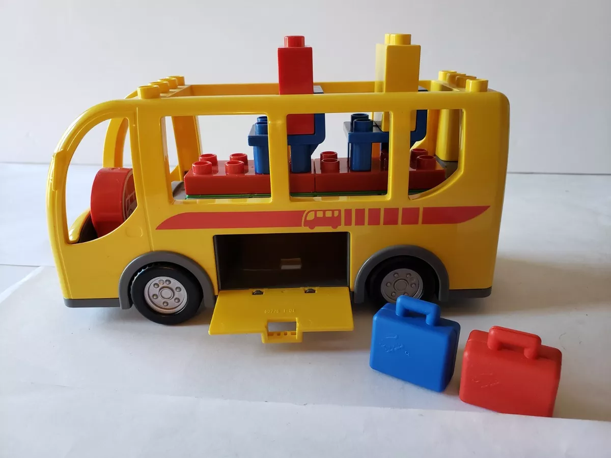 Yellow lego bus hotsell