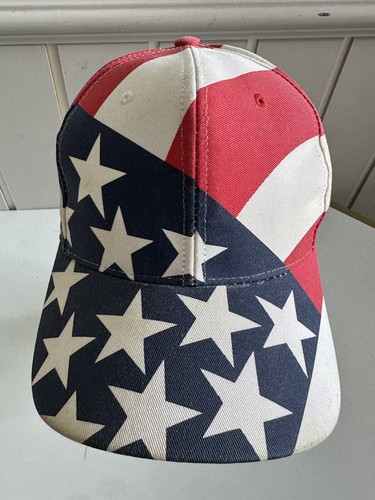 Vintage Global Caps United States Flag AOP Rare Stars & Stripes Snapback Cap