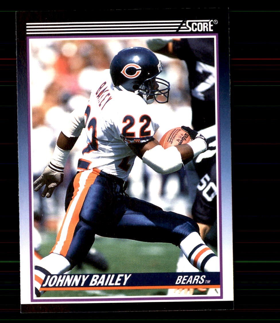 1990 Score Rookie & Traded #80T Johnny Bailey Chicago Bears
