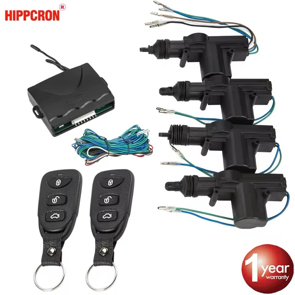 Kit de verrouillage de porte de voiture avec télécommande - Photo 1/4