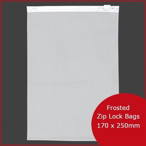 Frosted Resealable Thick Zip Lock Bags | Ideal For Clothes Packaging - Picture 14 of 25