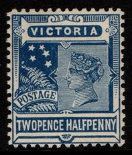 Australia Victoria 1905 1913 2½d Two Pence Half Penny perf 12 x 12½ SG396 MNH