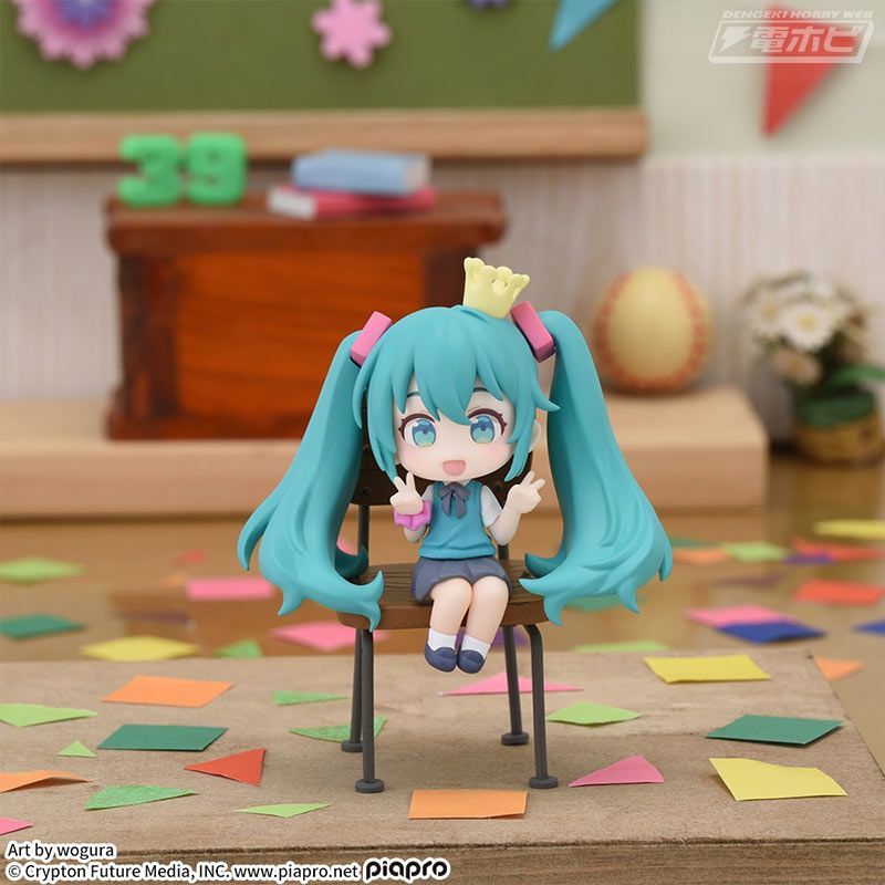 Hatsune Miku Chokonose Mini Figure Set of 2 16th Anniversary Ver