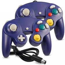 2 Pack Wired NGC Controller Gamepad For Nintendo GameCube GC & Wii U Console