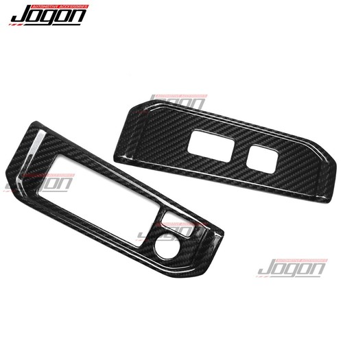 Dry Carbon Window Lift Panel Trim Cover For Toyota Land Cruiser LC300 J300 2022+ - Picture 8 of 9