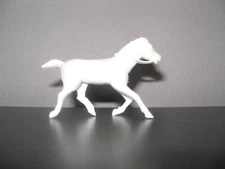 60mm REL Western Horse in White Soft Plastic.   Light wear