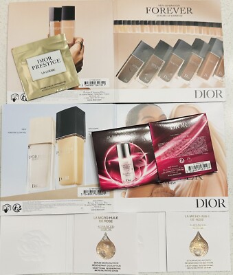 DIOR CAPTURE TOTALE CELL ENERGY SUPER POTENT+ADVANCED SERUM SAMPLES & FOUNDATION