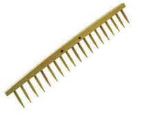 RASTRELLO DA GIARDINO RASTRELLO DA ERBA FIENO FOGLIE IN LEGNO 19 DENTI