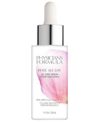 Physicians Formula Rose All Day Oil-Free Serum, 30ml Full Size New