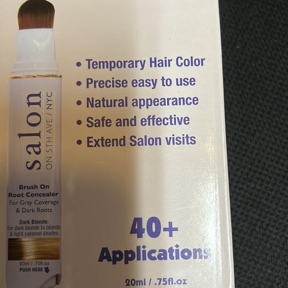 Salon on 5th Ave/NYC Brush On Root Concealer in Dark Blonde NIB eBay