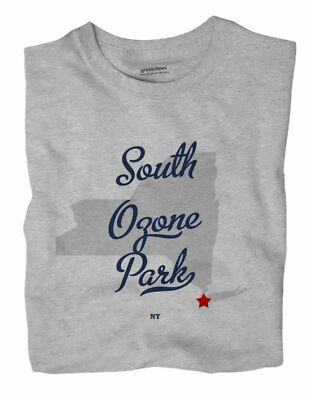 South Ozone Park New York NY T-Shirt Queens MAP