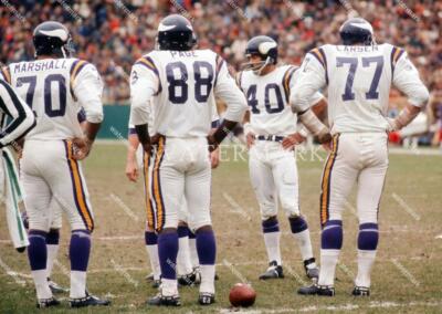 EH51 Alan Page Jim Marshall Gary Larsen Vikings Purple 8x10 11x14 16x20 Photo