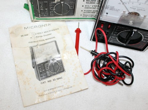 Micronta 22-204c Range Doubler Multi-tester 43 Ranges 50,000 Ohms/Volts - In Box - Picture 7 of 12