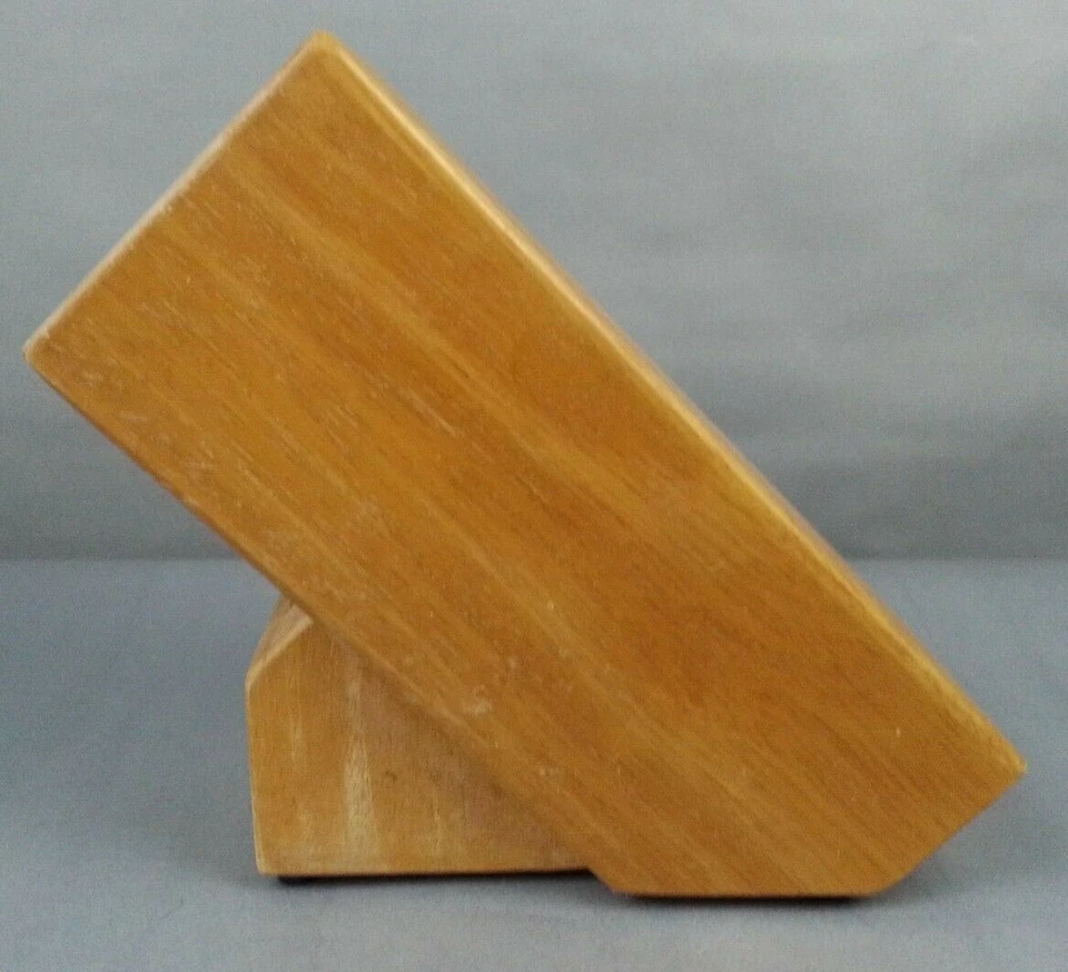 Bloque de cuchillos contadores de madera Faberware 6 ranuras Foto 3 de 4