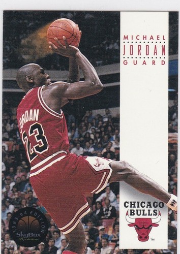 MICHAEL JORDAN Chicago Bulls NBA Basketball Card 1993 SKYBOX LE!