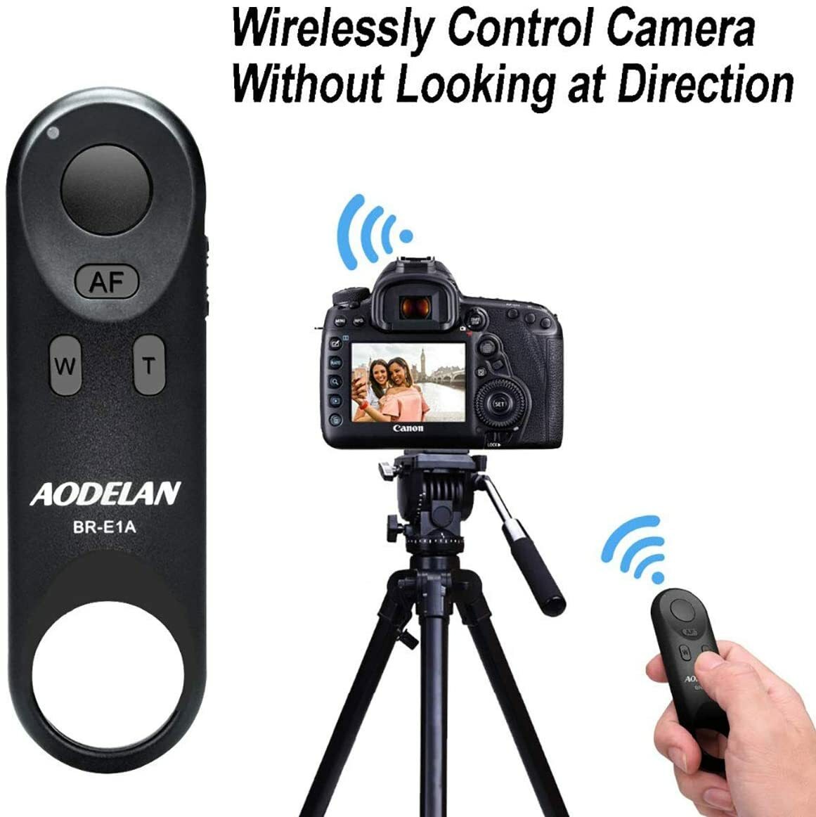 Déclencheur Sans Fil Pour Appareil Photo Canon - Compatible R3, R5, R6, M50, 90D - Remplace BR-E1 - Portée 10m