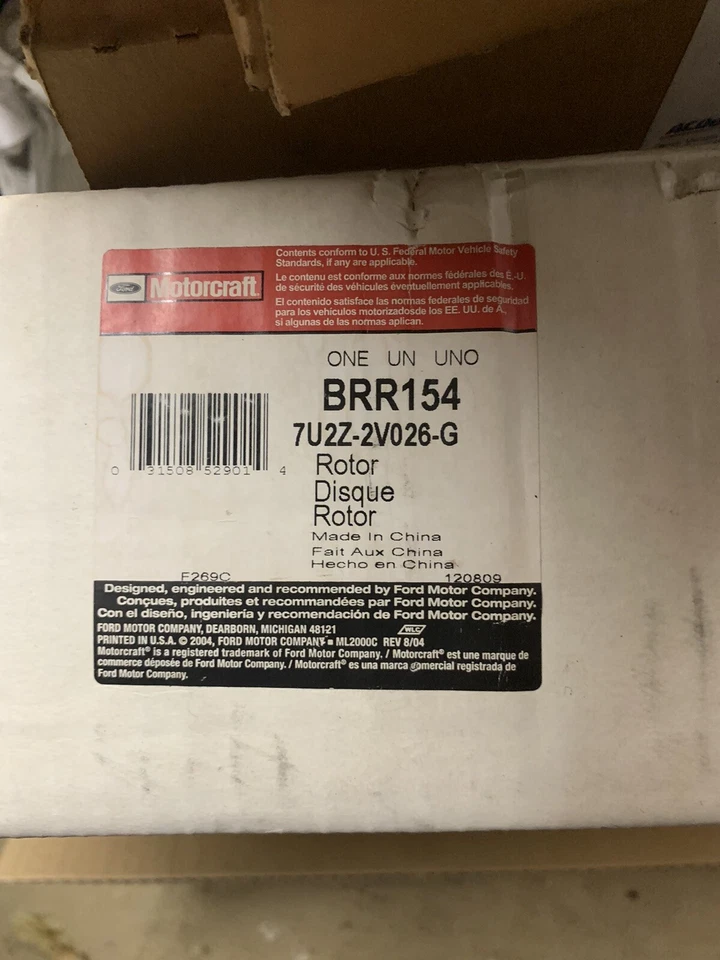 Par de frenos de disco traseros Expedition Navigator 2007 pieza OEM Ford Foto 3 de 4