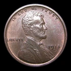 1918-D Lincoln Cent Wheat Penny ---- Gem BU Condition Coin ---- #PP598