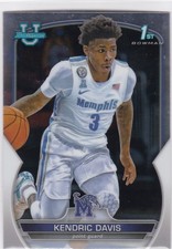 2023 Bowman Chrome University #59 Kendric Davis 1st Bowman Memphis