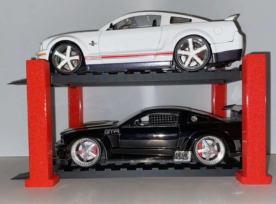 1:24 Scale Diecast 4 Post Lift Display 2 tier - Image 2 of 4