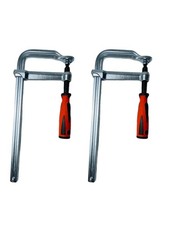 Ganzstahl Schraubzwinge 80x160mm Spannzwinge Zwingen glanzverzinkt 2 Stück