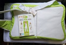 Nintendo Wii Fit Balance Board w/ Wii Fit Plus Video Game Working + Carrying Bag