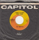Beatles: I Want to Hold Your Hand -Capitol Canada 5112 1964 MONO 45rpm Lennon