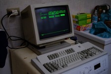 ibm fosfori verdi  retrocomputer vintage da collezione
