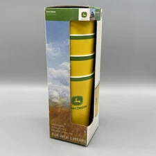 John Deere yellow 4 piece (16 oz) Melamine Tumblers cups 2008