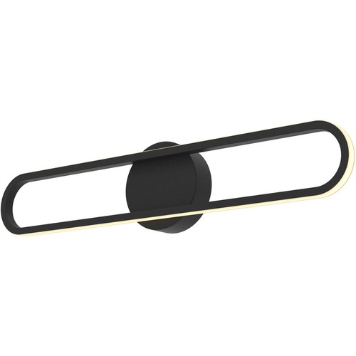 AFX Inc. SIEV2305LAJD1BK Sienna LED 22.75 inch Black Vanity Light Wall Light