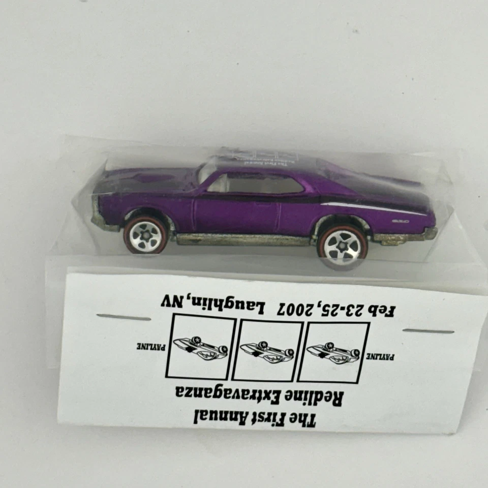 Pontiac GTO 1 de 50 1ª Extravagancia Redline anual Hot Wheels '67 Foto 4 de 4