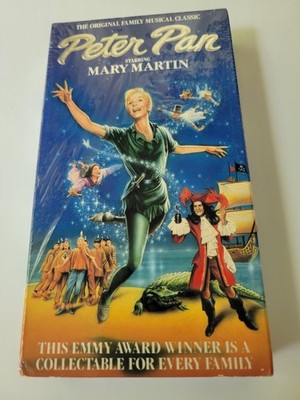 1990 VHS Peter Pan-Mary Martin Live Action