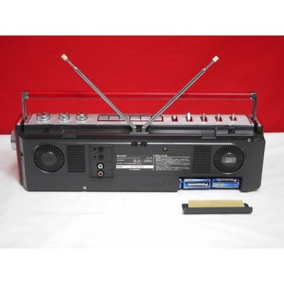 Sharp QT-7R Vintage Boombox Radio Cassette Player New Belt Tested
